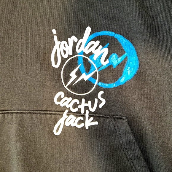 Cactus Jack X Fragment X Jordan hoodie. Limited edition. Size L. - Picture 2 of 5